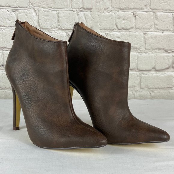 Michael Antonio Shoes - Michael Antonio Women's Brown Jaime Boots Sz 5